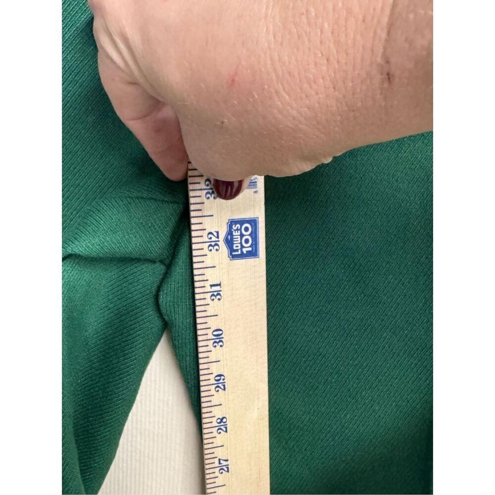 Halogen x Atlantic Pacific green high waisted trousers workwear office sz 8 - Picture 7 of 10
